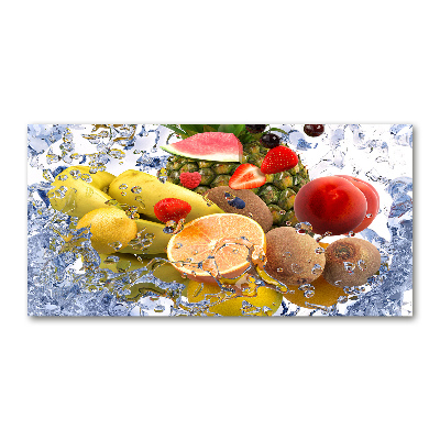 Quadro vetro acrilico Frutta e acqua