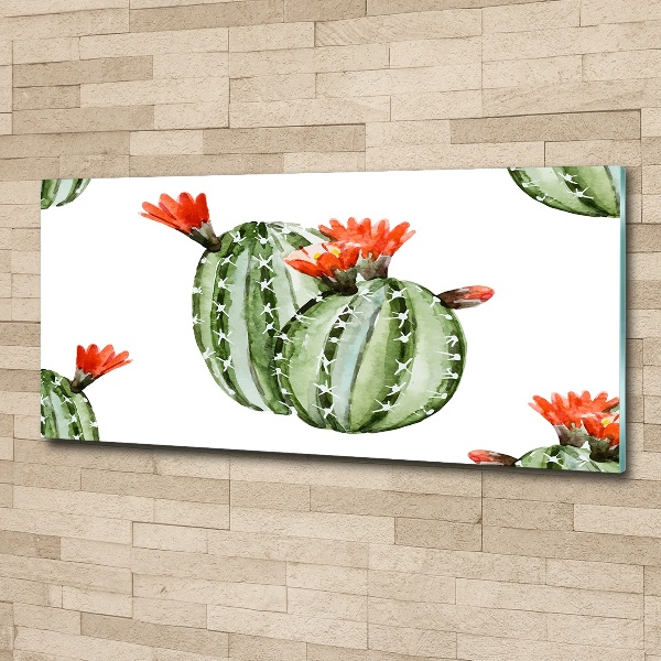 Quadro in vetro acrilico Cactus