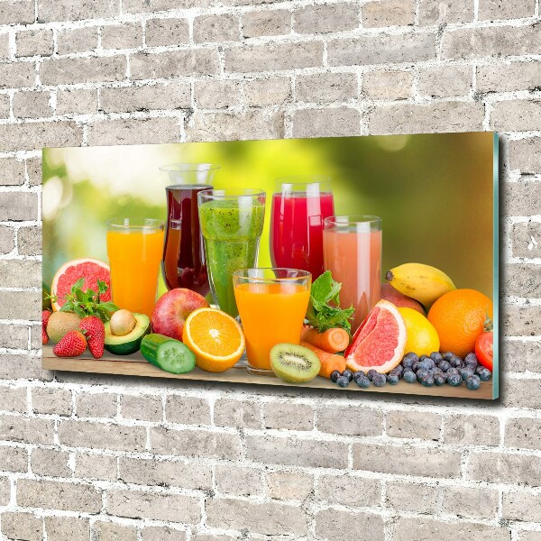 Quadro su vetro acrilico Succhi di frutta
