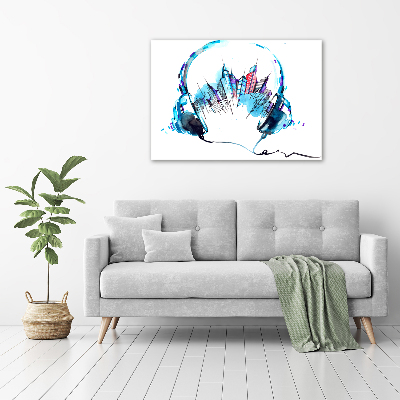 Quadro in vetro acrilico Suoni della città