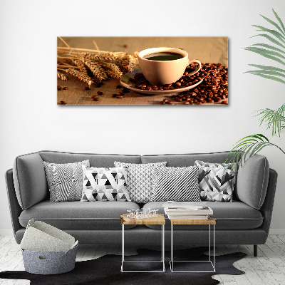 Quadro vetro acrilico Caffè aromatico