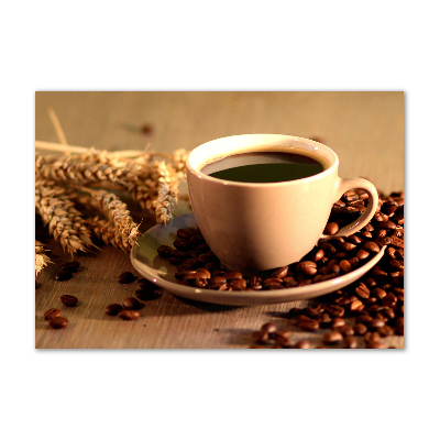 Quadro vetro acrilico Caffè aromatico