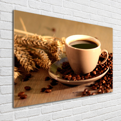 Quadro vetro acrilico Caffè aromatico