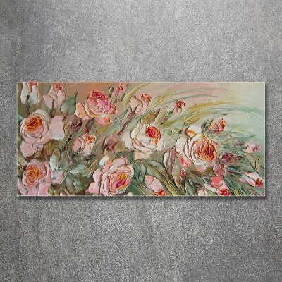 Quadro in vetro acrilico Rose