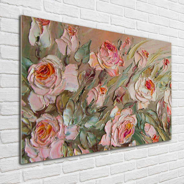 Quadro in vetro acrilico Rose