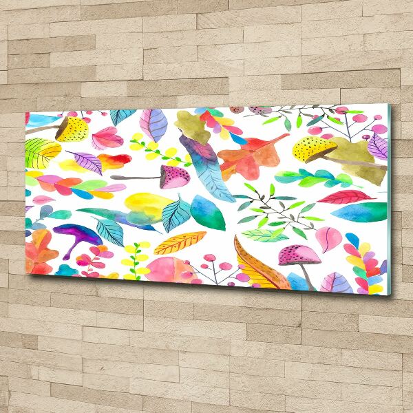 Quadro vetro acrilico Motivo floreale