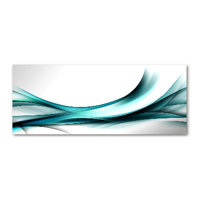 Quadro su vetro acrilico Onde astratte