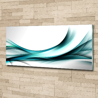 Quadro su vetro acrilico Onde astratte