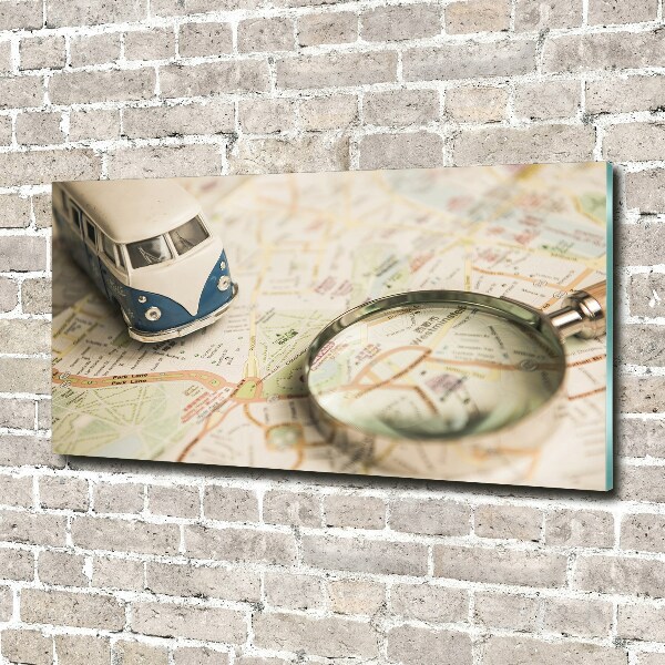 Quadro su vetro acrilico Simbolismo del viaggio