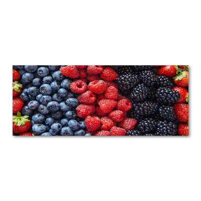 Quadro su vetro acrilico Frutti di bosco