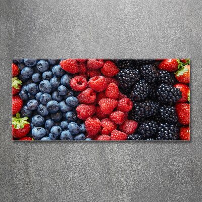 Quadro su vetro acrilico Frutti di bosco