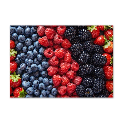Quadro su vetro acrilico Frutti di bosco