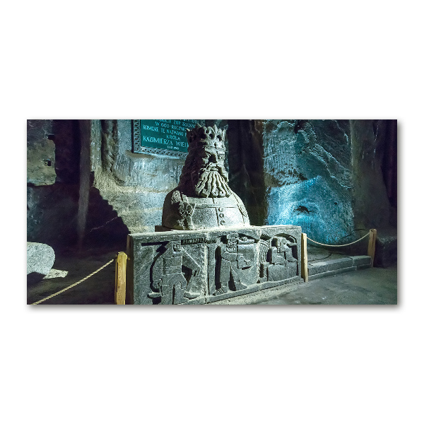 Quadro su vetro acrilico Miniera di sale