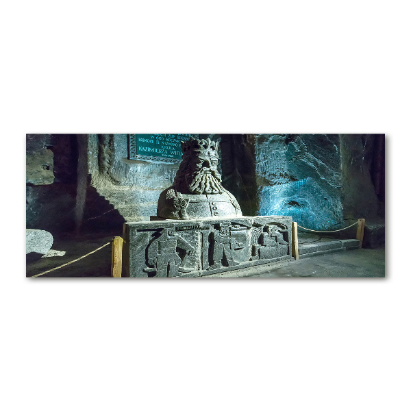 Quadro su vetro acrilico Miniera di sale