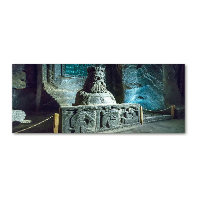 Quadro su vetro acrilico Miniera di sale