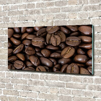 Quadro in vetro acrilico Chicchi di caffè