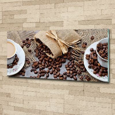 Quadro in vetro acrilico Caffè con latte