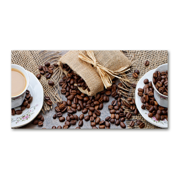 Quadro in vetro acrilico Caffè con latte