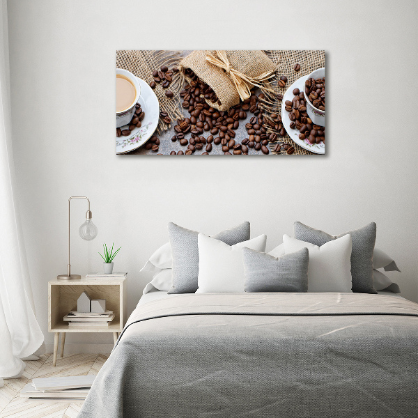 Quadro in vetro acrilico Caffè con latte