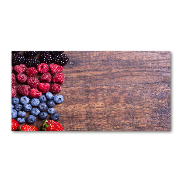 Quadro in vetro acrilico Frutti di bosco