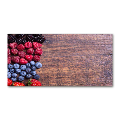 Quadro in vetro acrilico Frutti di bosco