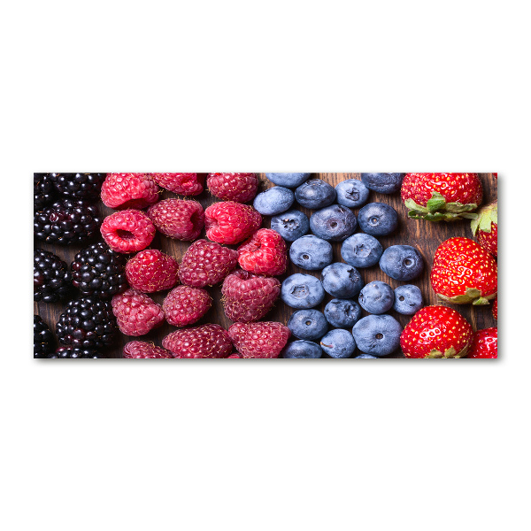 Quadro vetro acrilico Frutti di bosco