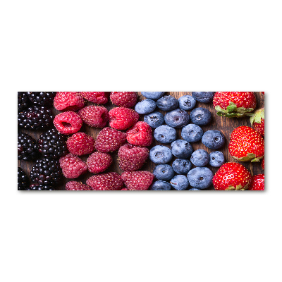 Quadro vetro acrilico Frutti di bosco