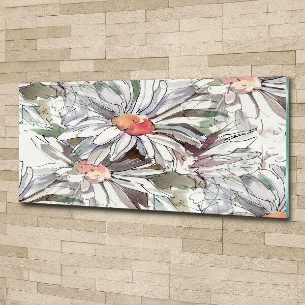 Quadro vetro acrilico Camomilla