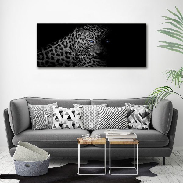 Quadro in vetro acrilico Leopardo