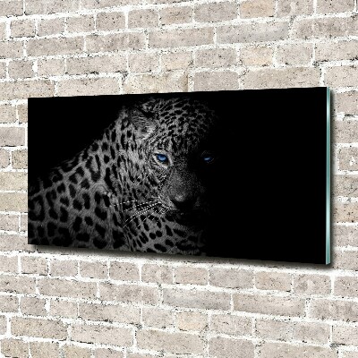 Quadro in vetro acrilico Leopardo