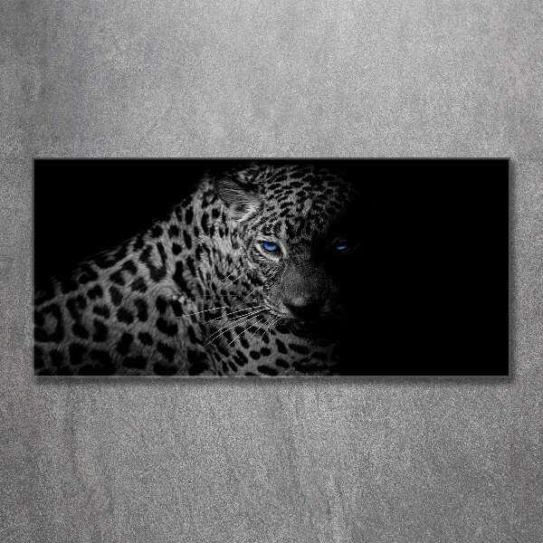 Quadro in vetro acrilico Leopardo