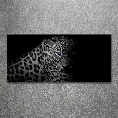 Quadro in vetro acrilico Leopardo