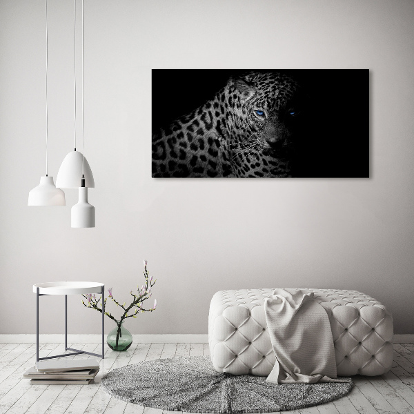Quadro in vetro acrilico Leopardo