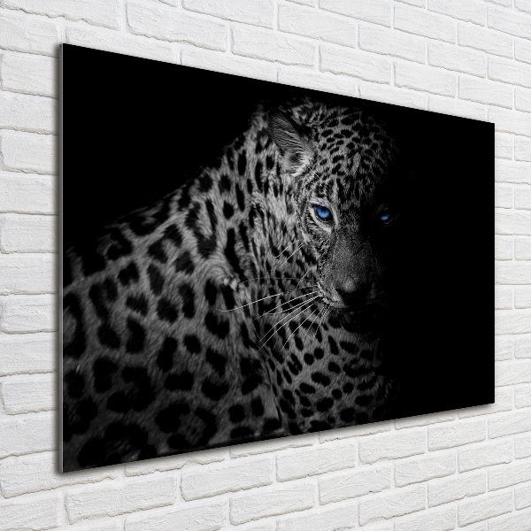 Quadro in vetro acrilico Leopardo
