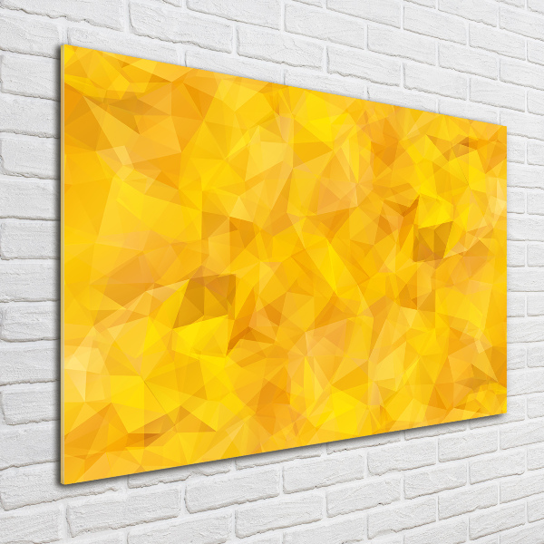 Quadro su vetro acrilico Triangoli astratti