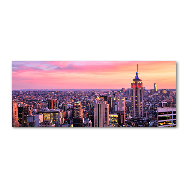 Quadro su vetro acrilico New York Ovest