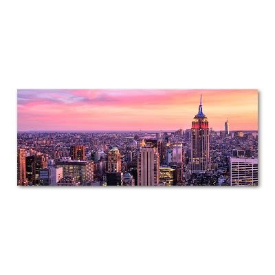Quadro su vetro acrilico New York Ovest