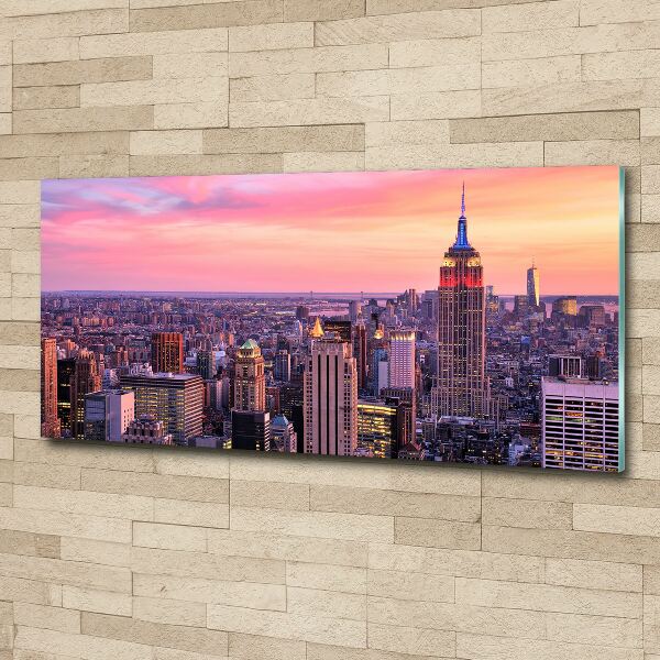 Quadro su vetro acrilico New York Ovest