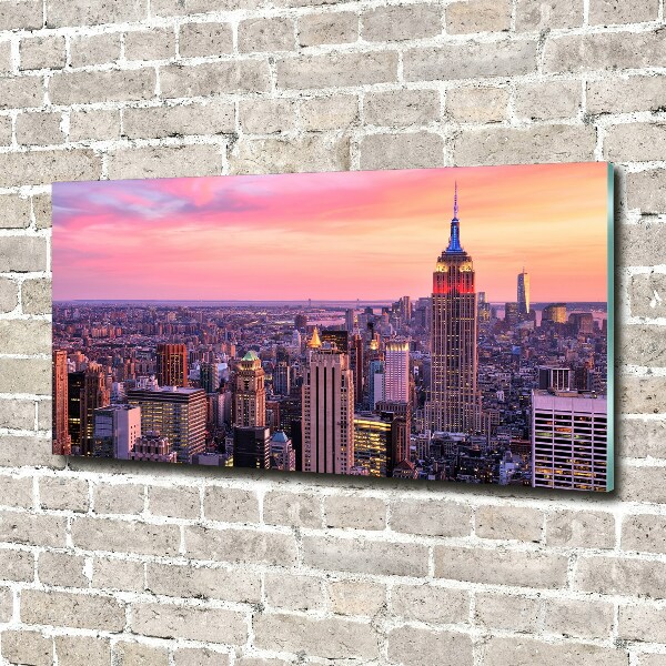 Quadro su vetro acrilico New York Ovest