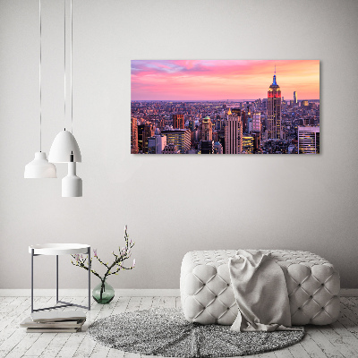 Quadro su vetro acrilico New York Ovest