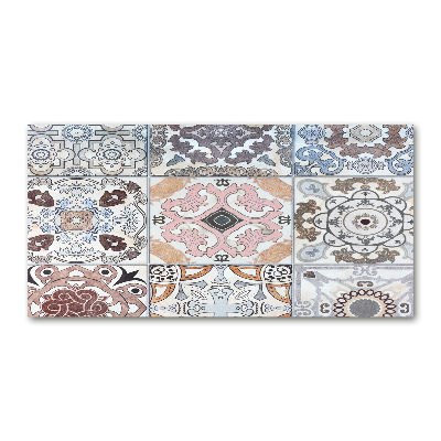 Quadro su vetro acrilico Piastrelle in ceramica