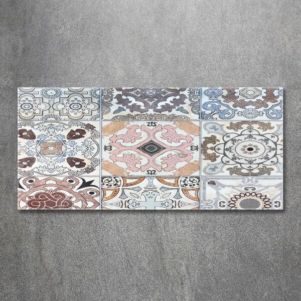 Quadro su vetro acrilico Piastrelle in ceramica