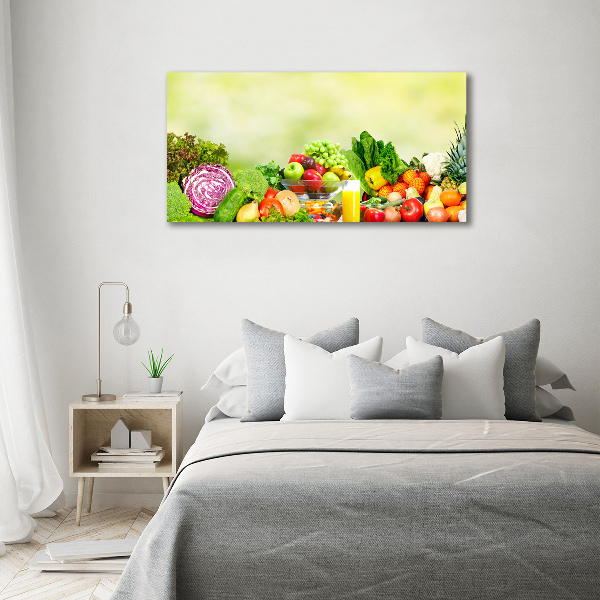 Quadro su vetro acrilico Verdura e frutta