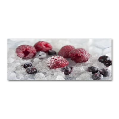 Quadro vetro acrilico Frutti di bosco ghiacciati