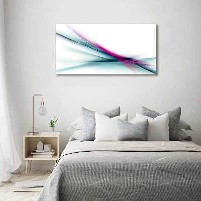 Quadro vetro acrilico Onde astratte