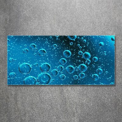 Quadro in vetro acrilico Bolle sott'acqua