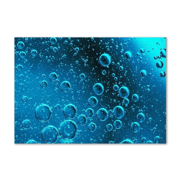 Quadro in vetro acrilico Bolle sott'acqua