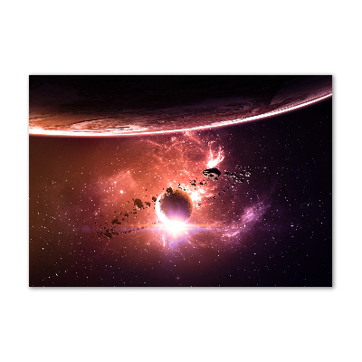 Quadro in vetro acrilico Galassia