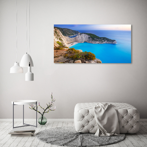 Quadro in vetro acrilico Zante, Grecia