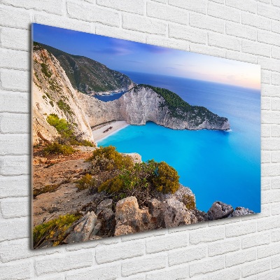 Quadro in vetro acrilico Zante, Grecia
